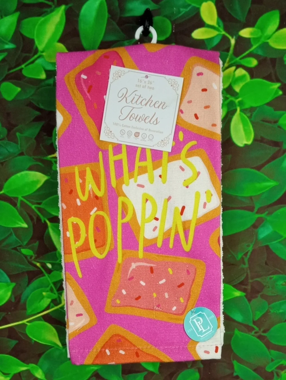🏠 Kitchen Towels 'What's Poppin' Pop Tart Set